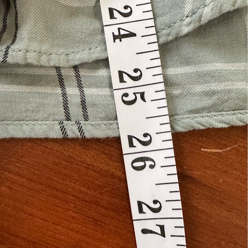 Divided by H&M Turquoise Plaid Button Down Shirt - Picture 8 of 8